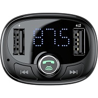 FM-трансмітер Baseus FM Launcher S-09 2.4A 2хUSB-A Black (CCMT000301) - придбати в Дніпрі, Україні: ціна, характеристики | інтернет-магазин TOUCH