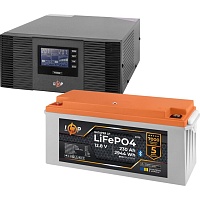 Источник бесперебойного питания (ИБП) LogicPower B1500 + АКБ LiFePO4 2944Wh Smart BT (40150)