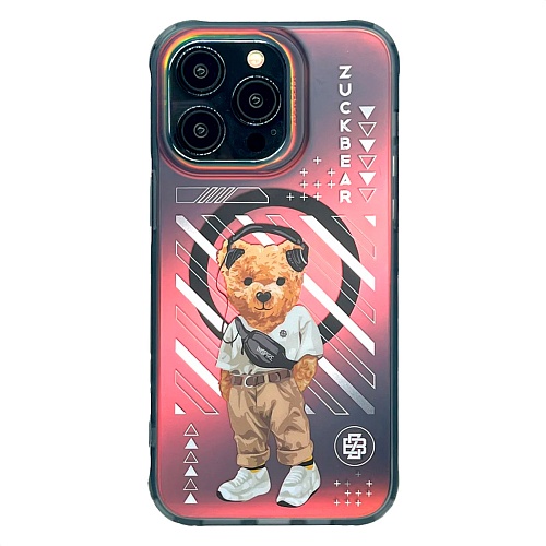 Чехол Zuck Bear New York Never Sleeps MagSafe Case для Apple iPhone 15 Pro Manhattan Urbane