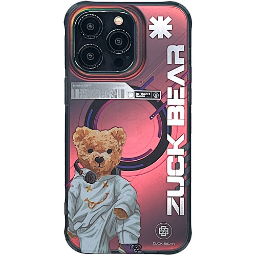 Чехол Zuck Bear New York Never Sleeps MagSafe Case для Apple iPhone 15 Pro Bronx Energy