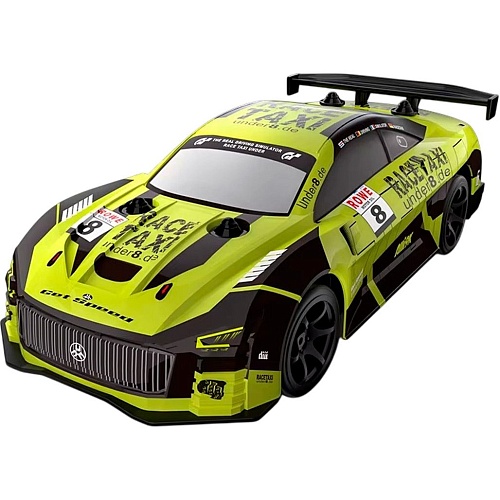Машинка на радиоуправлении JJRC Q165 1:18 Race Taxi Drift Car Black/Yellow