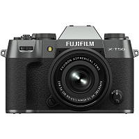 Беззеркальный фотоаппарат Fujifilm X-T50 Kit XC 15-45mm f/3.5-5.6 OIS PZ Charcoal Silver (16828923)