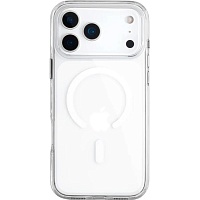 Чохол Clear Case NEW with Button, Animation & MagSafe для Apple iPhone 18 Pro Max Transparent AAA