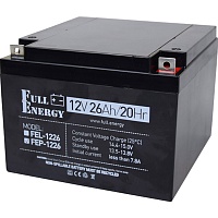 Аккумулятор Full Energy FEP-1226 AGM 12V (12V/26Ah/312Wh)