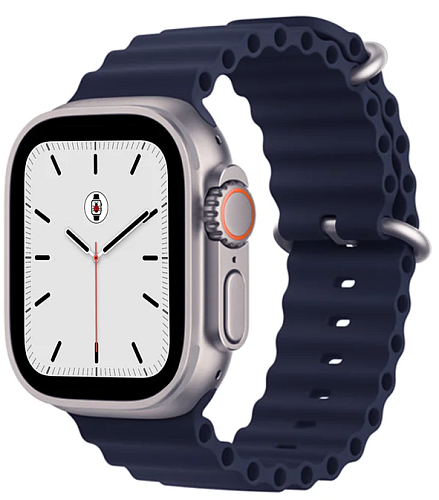 Ремешок Ocean Band для Apple Watch 42/44/45/46/49mm Midnight Blue