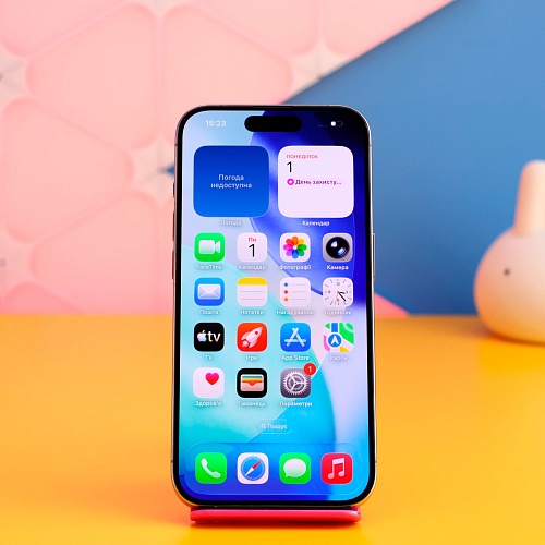 Смартфон Apple iPhone 15 Pro 128GB Natural Titanium (MTUX3) Б/У