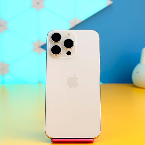 Смартфон Apple iPhone 15 Pro Max 512GB White Titanium (MU7D3) Б/У - придбати в Дніпрі, Україні: ціна, характеристики | інтернет-магазин TOUCH