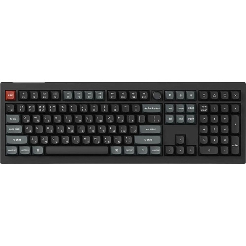 Клавиатура Keychron V6 Ultra Red Switch RGB UA Black (V6U-D1-UA)