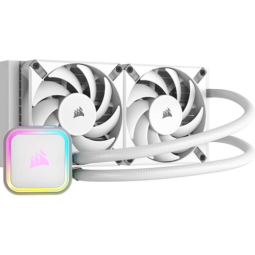 Система водяного охолодження Corsair iCUE H100i RGB Elite Liquid White (CW-9060078-WW) UA - придбати в Дніпрі, Україні: ціна, характеристики | інтернет-магазин TOUCH
