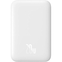 Внешний аккумулятор Baseus Magnetic Mini 20W 10000mAh White (PPCX070002)