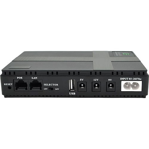 Источник бесперебойного питания (ИБП) для роутера Voltronic DC1018P Black