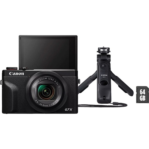 Фотоаппарат Canon PowerShot G7 X Mark III Premium Vlogger Kit Black (3637C027)