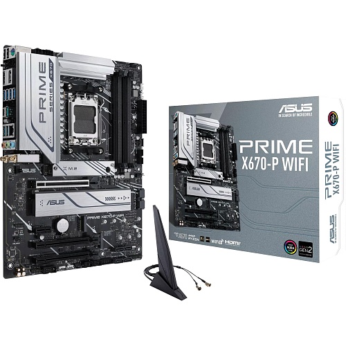 Материнська плата Asus Prime X670-P WiFi (90MB1BV0-M0EAY0) - придбати в Дніпрі, Україні: ціна, характеристики | інтернет-магазин TOUCH
