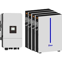 Система хранения энергии Deye SUN-10K-SG05LP3-EU-SM2 10kW + 4 АКБ RW-M6.1-B 24.5kWh (51.2V/120Ah/6144Wh)
