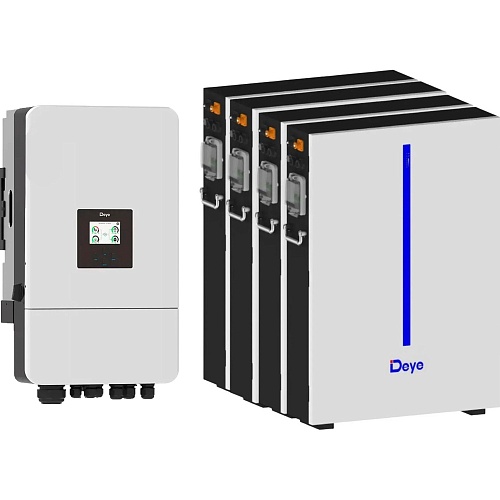 Система зберігання енергії Deye SUN-10K-SG05LP3-EU-SM2 10kW + 4 АКБ RW-M6.1-B 24.5kWh (51.2V/120Ah/6144Wh) - придбати в Дніпрі, Україні: ціна, характеристики | інтернет-магазин TOUCH