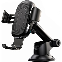 Автотримач із бездротовою зарядкою Baseus Gravity Car Mount Wireless Charger Black (WXYL-A01) - придбати в Дніпрі, Україні: ціна, характеристики | інтернет-магазин TOUCH