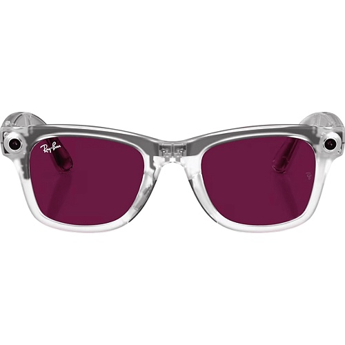 Смарт-окуляри Ray-Ban Meta Wayfarer Gen 2 Limited Edition Standard Matte Transparent Frame/Clear to Ruby Transitions Lenses (RW4012 6770MI 50-22) - придбати в Дніпрі, Україні: ціна, характеристики | інтернет-магазин TOUCH