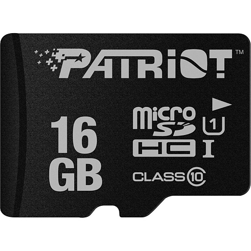 Карта памяти Patriot LX microSDHC 16GB UHS-I Class 10 (PSF16GMDC10)