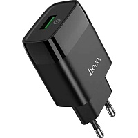 Сетевое зарядное устройство Hoco C72Q Glorious 18W Black (732507)