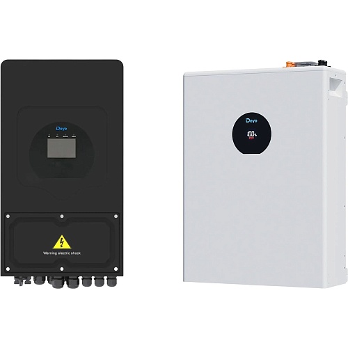 Система зберігання енергії Deye SUN-5K-SG03 Black 5kW + АКБ SE-F5 Pro-С 5.1kWh (51.2V/100Ah/5120Wh) - придбати в Дніпрі, Україні: ціна, характеристики | інтернет-магазин TOUCH