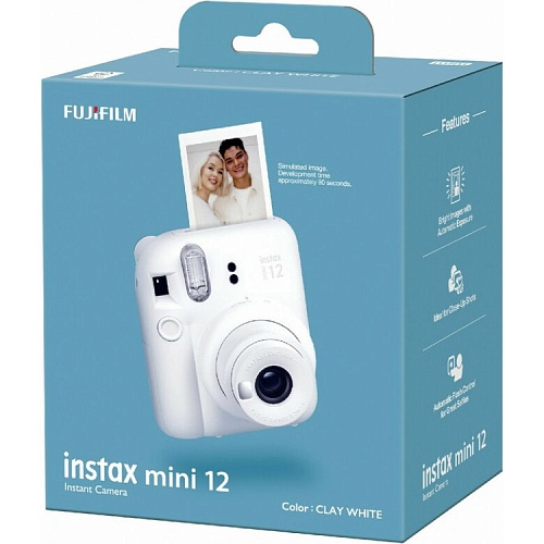 FUJIFILM Instax Mini 112 ホワイト ≡ Фотокамера моментальной печати Fujifilm Instax Mini 12