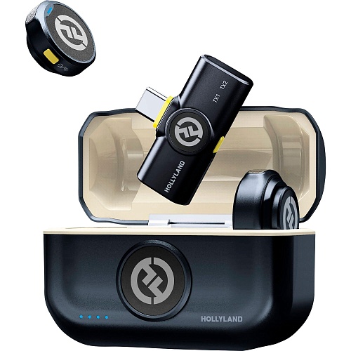 Микрофонная радиосистема Hollyland Lark M2 Duo with USB-C RX Black Уценка