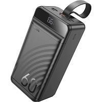 Зовнішній акумулятор Hoco J123C Element 60000mAh 22.5W Black (612098) - придбати в Дніпрі, Україні: ціна, характеристики | інтернет-магазин TOUCH