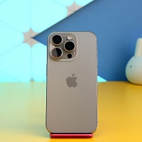 Смартфон Apple iPhone 15 Pro 128GB Natural Titanium (MTUX3) Б/У - придбати в Дніпрі, Україні: ціна, характеристики | інтернет-магазин TOUCH