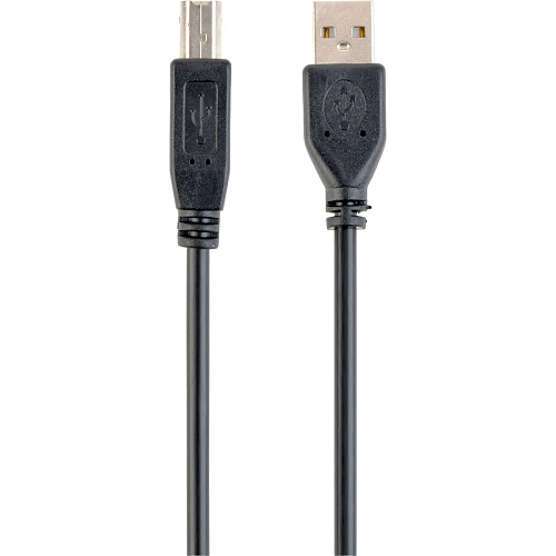 Кабель Maxxter USB 2.0 AM/BM 1.8m Black (U-AMBM-6)