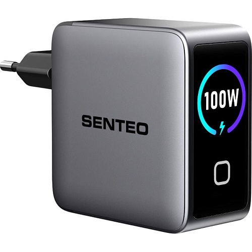 Сетевое зарядное устройство Senteo Z-23 PD3.0+QC3.0 100W GaN Space Gray