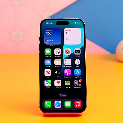 Смартфон Apple iPhone 15 Pro 128GB Black Titanium (MTUV3) Б/У