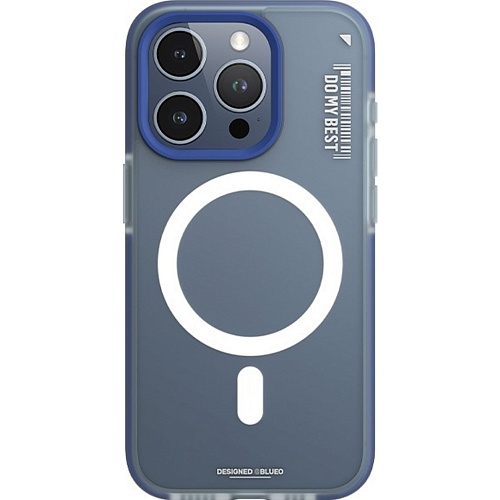 Чехол Blueo Dual Color Matte with MagSafe для Apple iPhone 15 Pro Max Dark Blue (B46-I15PMDBL)