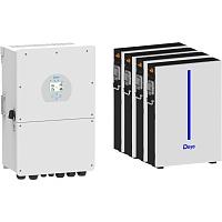 Система хранения энергии Deye SUN-16K-SG01LP1 16kW + 4 АКБ RW-M6.1-B 24.5 kWh (51.2V/120Ah/6144Wh)