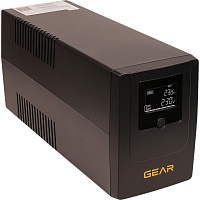 Джерело безперебійного живлення (ДБЖ) Gear GU-1000PLCD 1000VA/800W - придбати в Дніпрі, Україні: ціна, характеристики | інтернет-магазин TOUCH