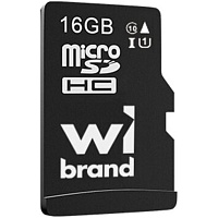 Карта памяти Wibrand microSDHC 16GB Class 10 UHS-I (WICDHU1/16GB)