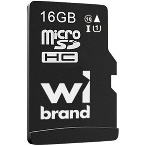 Карта памяти Wibrand microSDHC 16GB Class 10 UHS-I (WICDHU1/16GB)