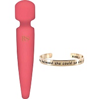 Вибратор Rianne S Bella Mini Wand Coral (SO3870)