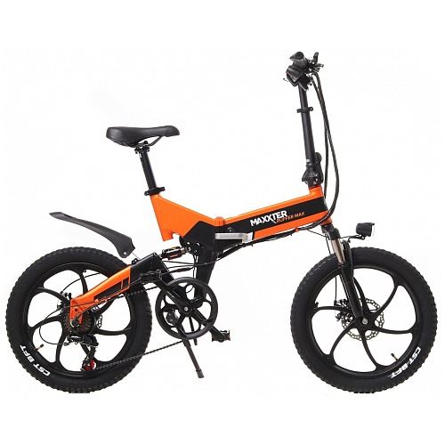 Електровелосипед Maxxter RUFFER Max (Black-Orange) - придбати в Дніпрі, Україні: ціна, характеристики | інтернет-магазин TOUCH
