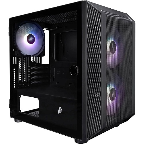 Корпус 1stPlayer D3-BK-3F7-14 Black
