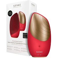 Чистящая щетка для лица GESKE Sonic Thermo Facial Brush 6в1 Red (HB0634)
