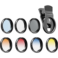 Набір фільтрів для телефону Apexel Super Wide Angle Macro Phone Lens Kit (APL-37UV-7G) - придбати в Дніпрі, Україні: ціна, характеристики | інтернет-магазин TOUCH