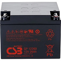 Акумулятор CSB AGM 12V (12V/26Ah/312Wh) (GP12260) - придбати в Дніпрі, Україні: ціна, характеристики | інтернет-магазин TOUCH