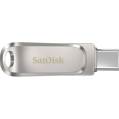 USB флеш-накопитель SanDisk Ultra Dual Drive Luxe 128GB USB-А + USB-C Silver (SDDDC4-128G-G46)