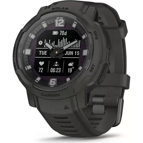 Смарт-часы Garmin Instinct Crossover Solar Standard Edition Graphite (010-02730-11/01)