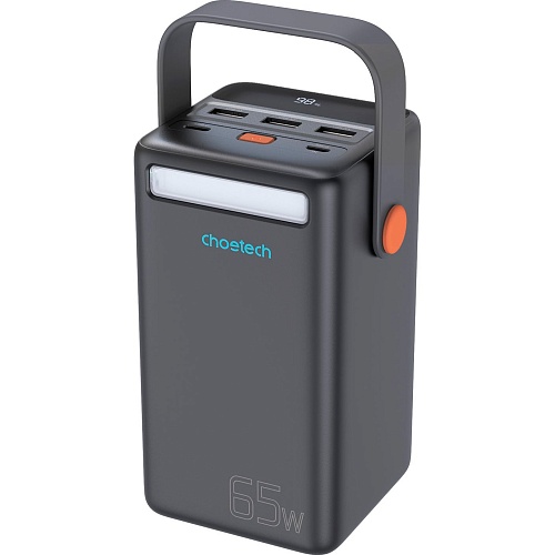 Внешний аккумулятор Choetech Powerbank 50000mAh 65W Black (B664-CCBE)