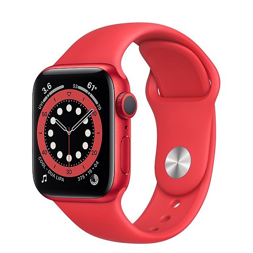Смарт-часы Apple Watch Series 6 GPS 44mm (PRODUCT)RED Aluminum Case with (PRODUCT)RED Sport Band (M00M3)