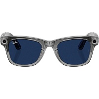 Смарт-окуляри Ray-Ban Meta Wayfarer Gen 2 Large Shiny Transparent Grey Frame/Clear to Sapphire Transitions Lens (RW4012 6840MF 53-22) - придбати в Дніпрі, Україні: ціна, характеристики | інтернет-магазин TOUCH
