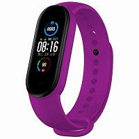 Ремешок силиконовый для Xiaomi MI Band 5 (Purple)