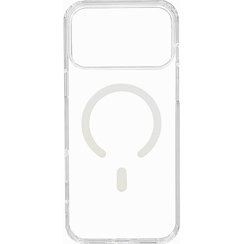 Чехол Mango Premium Acrylic with Magnetic Ring with Button для Apple iPhone 16 Pro Clear