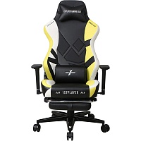 Геймерське крісло 1stPlayer Duke Black/White/Yellow - придбати в Дніпрі, Україні: ціна, характеристики | інтернет-магазин TOUCH